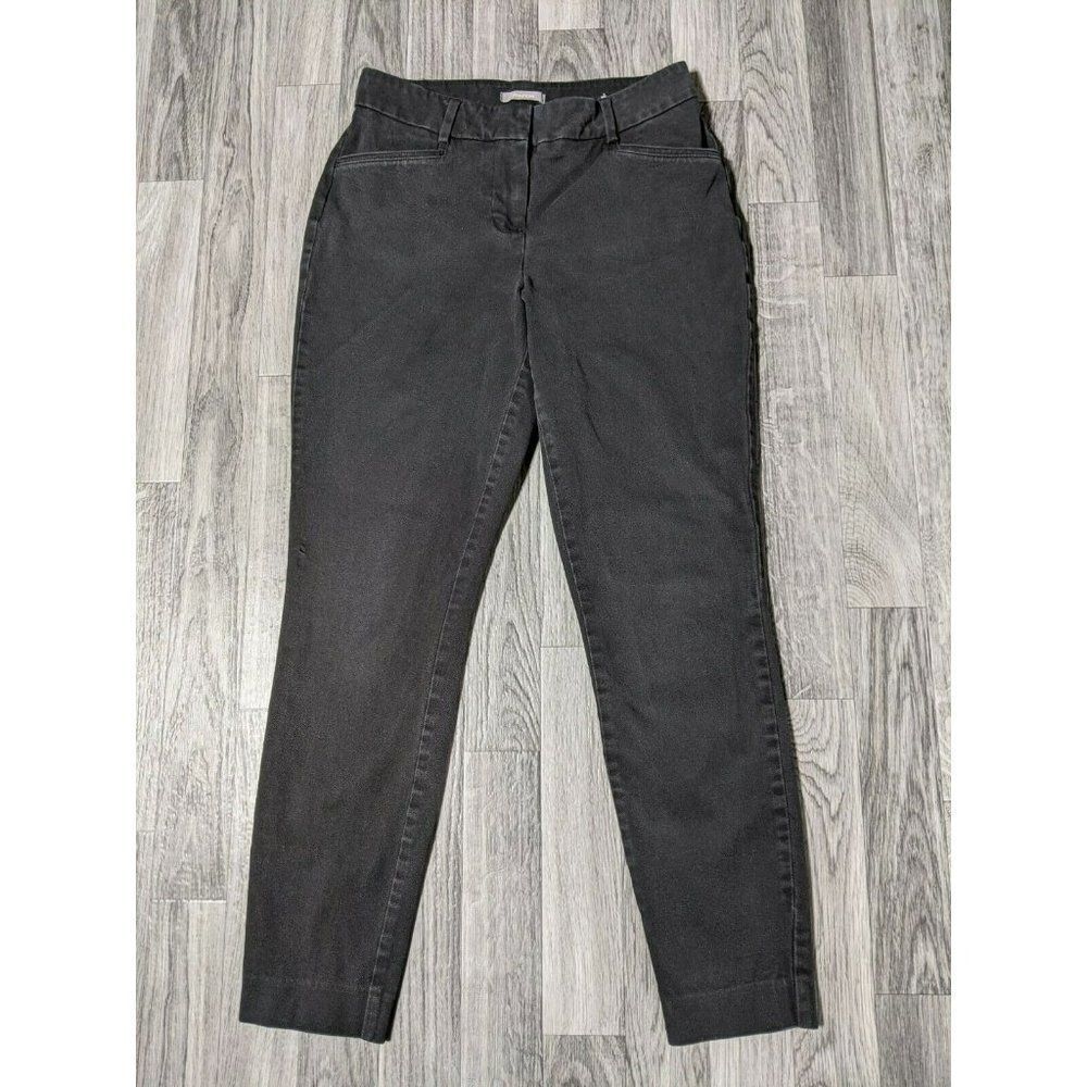 (3/$35)‎ Maurices Stretchy Cropped Black Pants